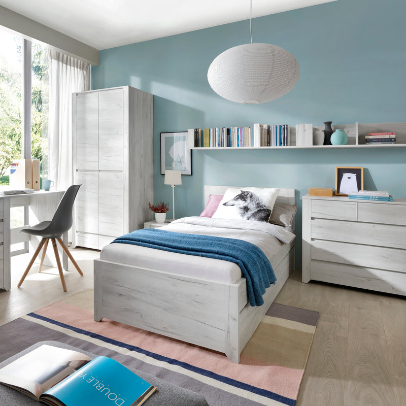 Angel Single Bed with Underbed Drawer (Inc Slats) — alternative angle
