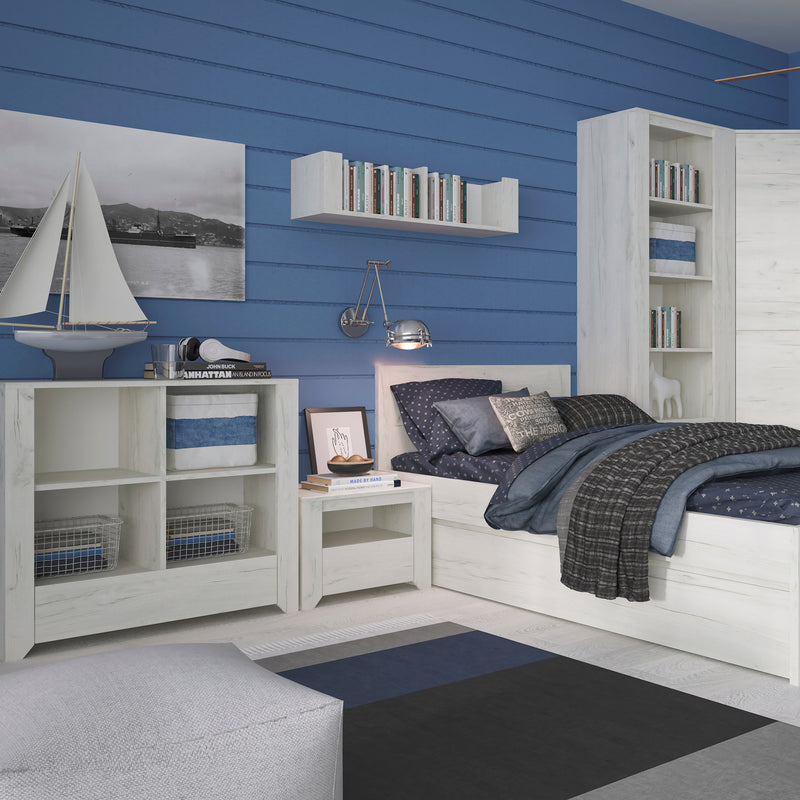 Angel 1 Drawer Bedside Cabinet — alternative angle