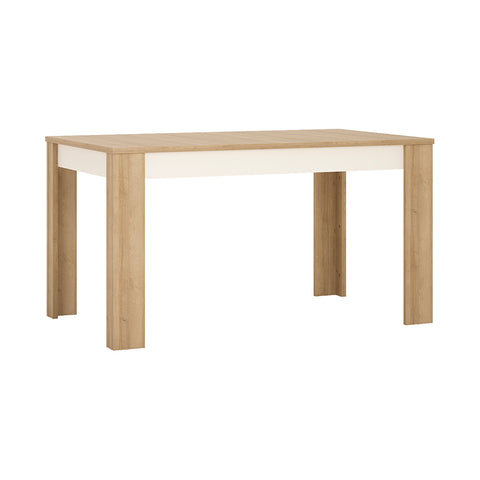 Lyon Medium Extending Dining Table 140 — front view