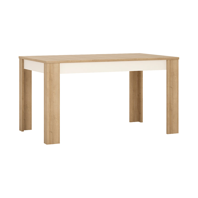 Lyon Medium Extending Dining Table 140 — front view