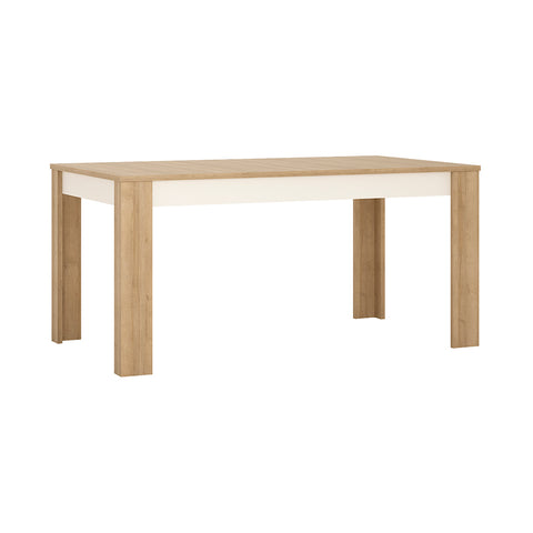 Lyon Large Extending Dining Table 160 — front view