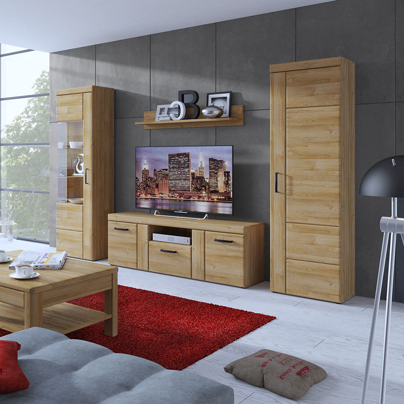 Cortina Tall Cupboard (RH) in Grandson Oak — detail view
