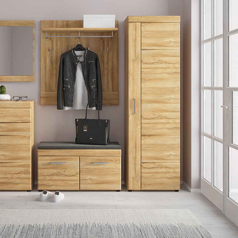 Cortina Tall Cupboard (RH) in Grandson Oak — alternative angle