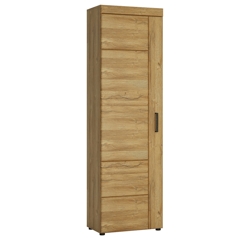 Cortina Tall Cupboard (LH) in Grandson Oak — front view