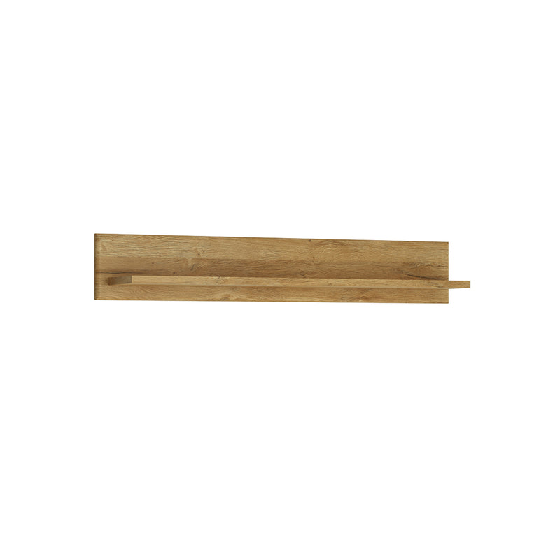 Cortina Wall Shelf 117cm in Grandson Oak — front view