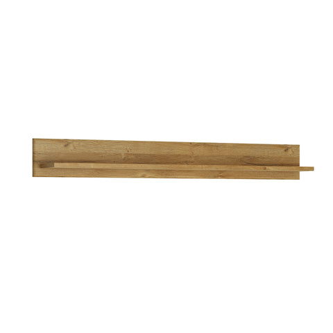 Cortina Wall Shelf 156cm in Grandson Oak — front view