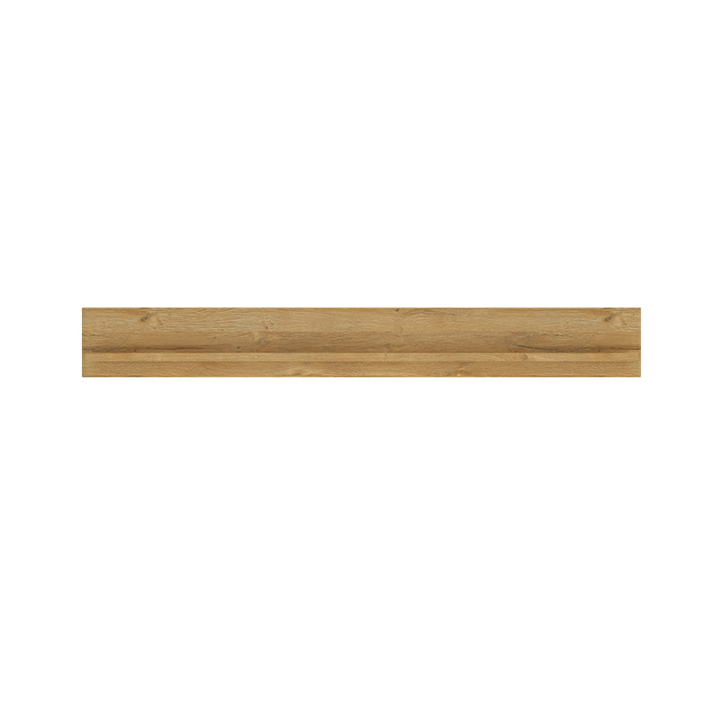 Cortina Wall Shelf 156cm in Grandson Oak — side angle