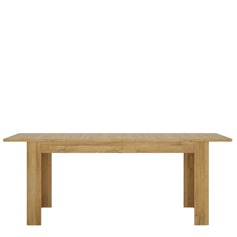 Cortina Extending Dining Table 160 — side angle