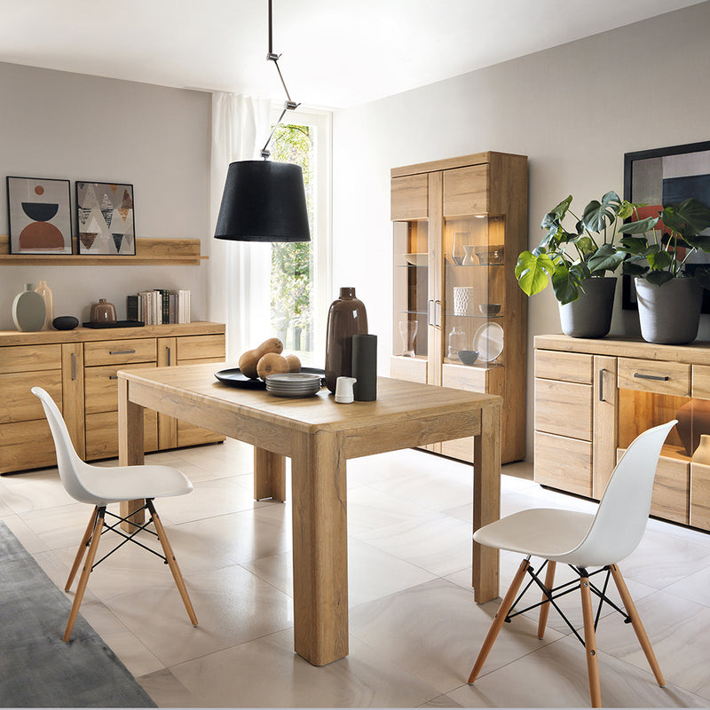 Cortina Extending Dining Table 160 — detail view