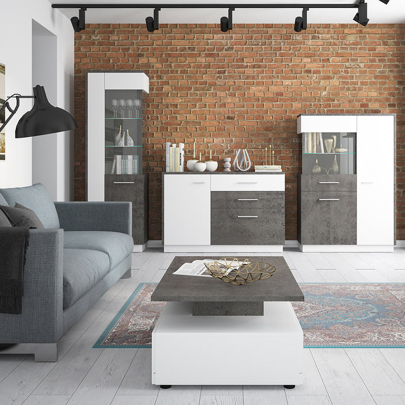 Zingaro Low Display Cabinet (LH) — alternative angle