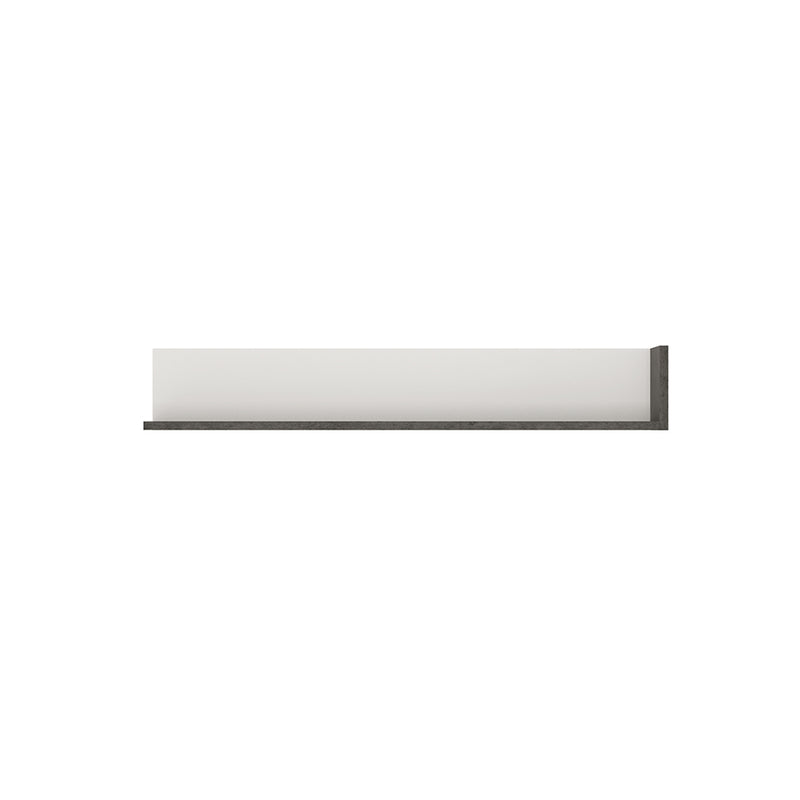 Zingaro Wall Shelf 133cm — side angle