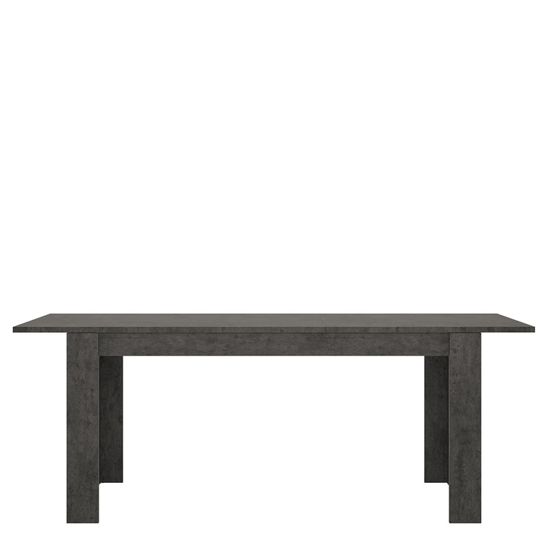 Zingaro Extending Dining Table 160 — side angle