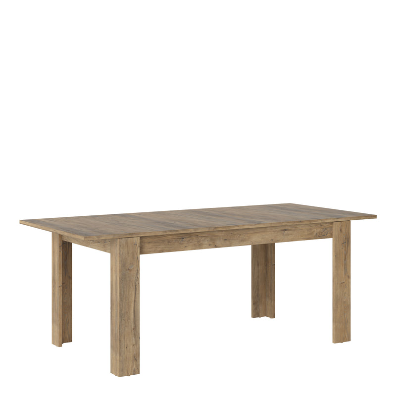 Rapallo Extending Dining Table 160x200cm in Chestnut and Matera Grey — detail view