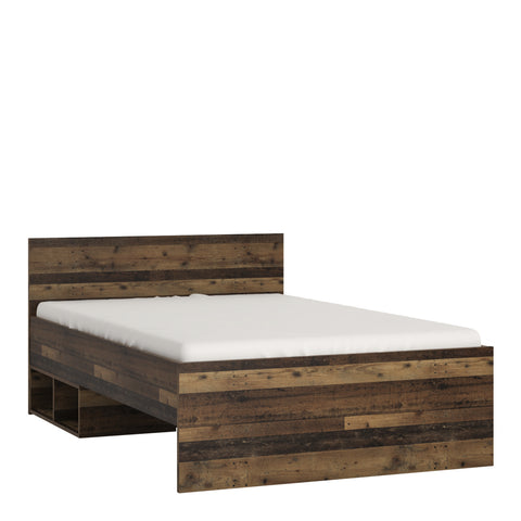 Brooklyn Single Bed 120cm in Walnut — front view