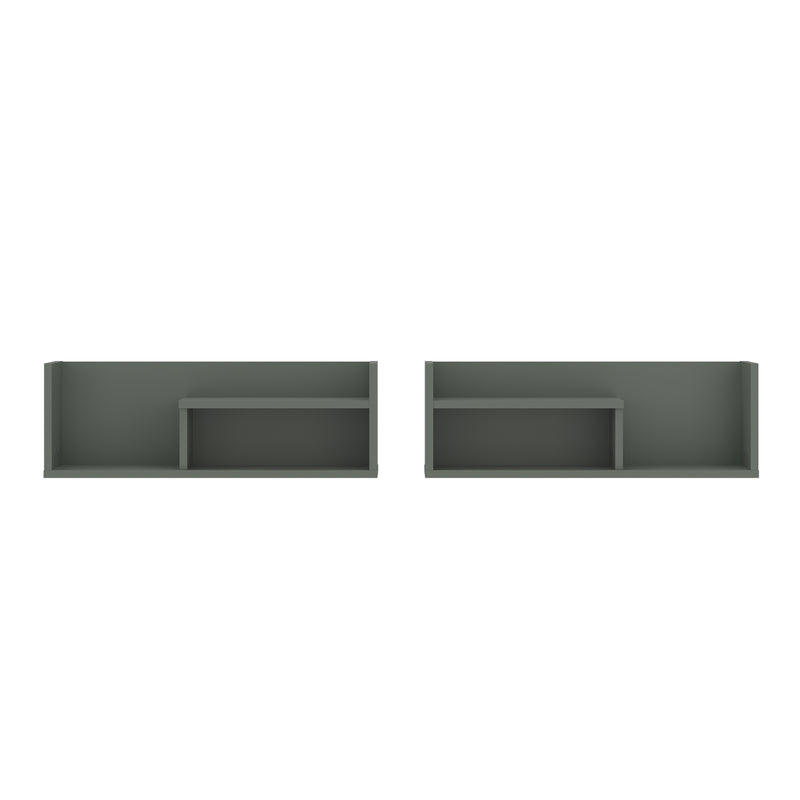 Arundel ShelfÂ in Green — side angle