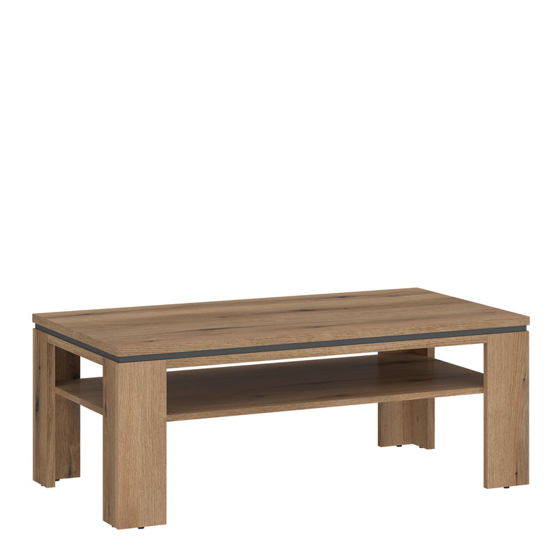 Arundel Coffee Table in Oak/Grey — front view