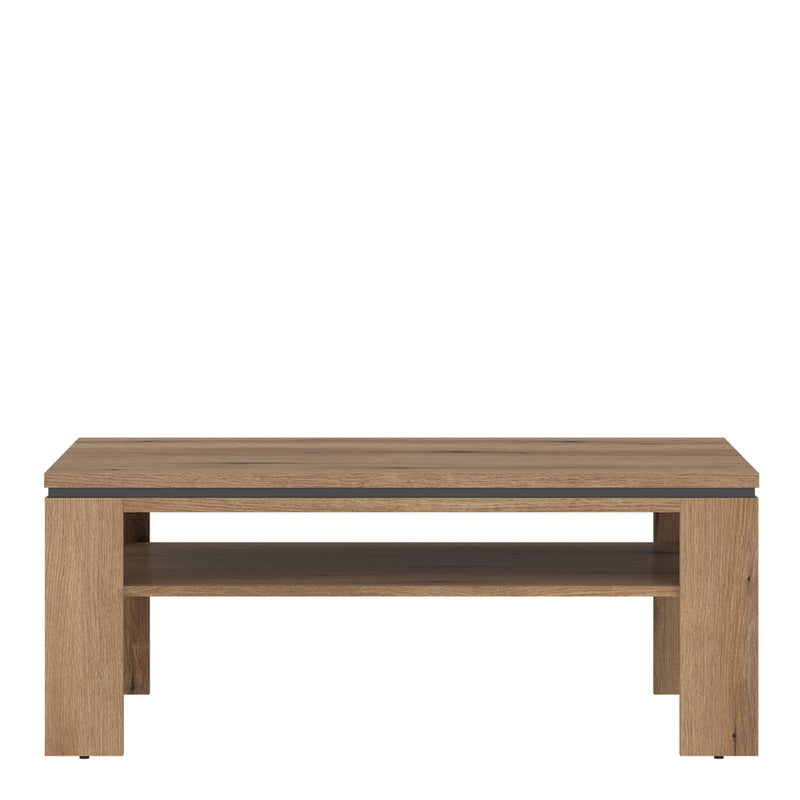 Arundel Coffee Table in Oak/Grey — side angle