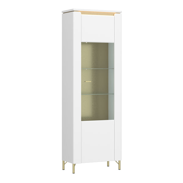Lazio 1 Door Display Cabinet Vitrin