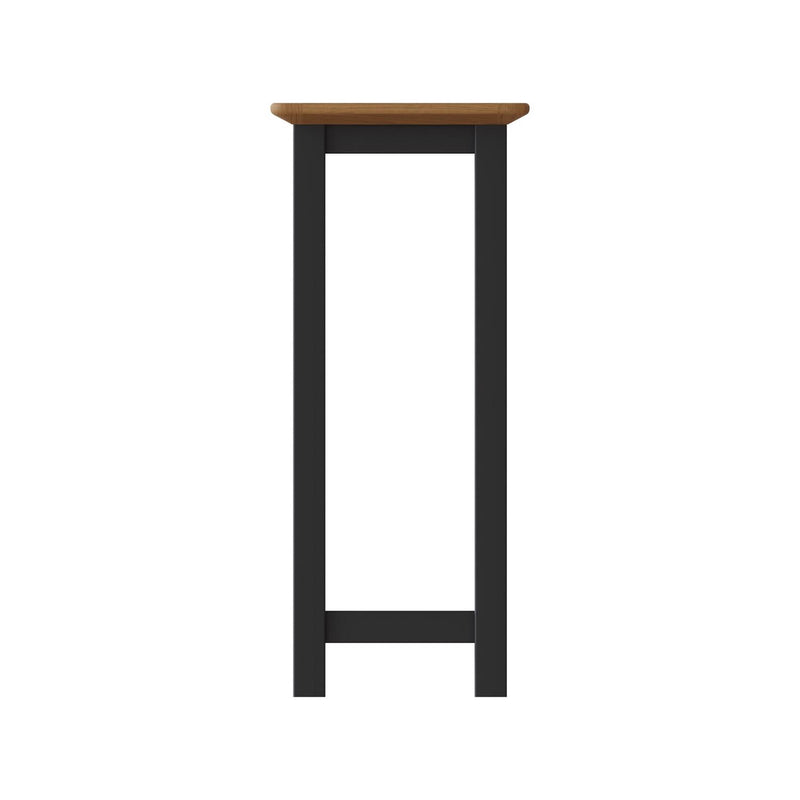 Taberno Oak End Side Table Graphite Blue