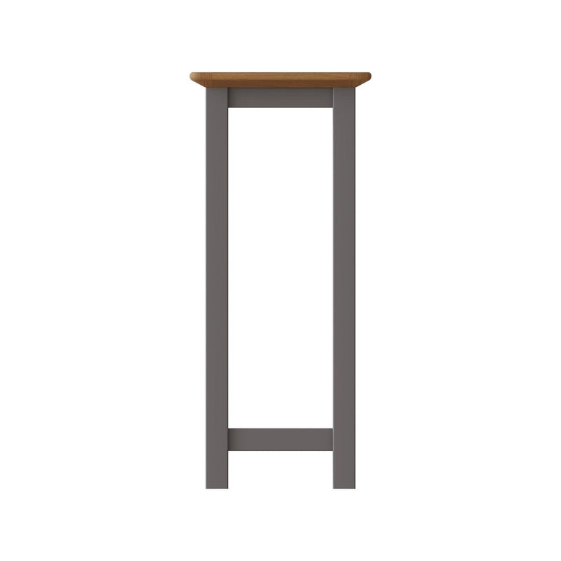 Taberno Oak End Side Table Dove Grey