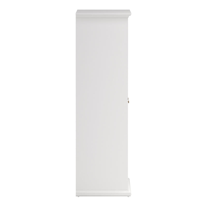 Paris Wardrobe with 3 Doors in White — alternative angle
