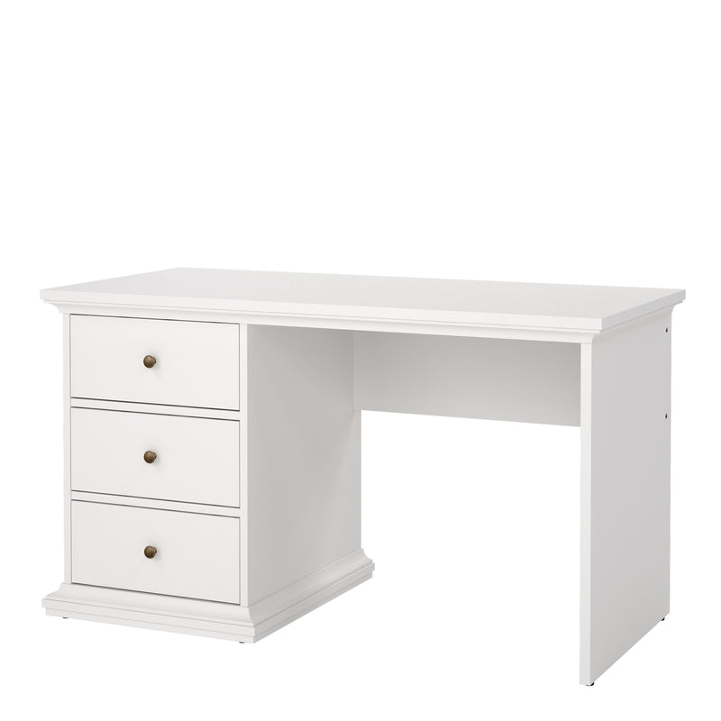 Paris Desk in White — detail view