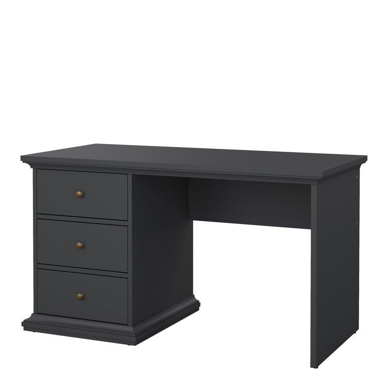 Paris Desk in Matt Grey — detail view