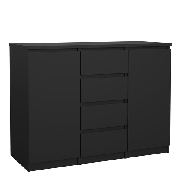 Naia Black Matt Wide Sideboard