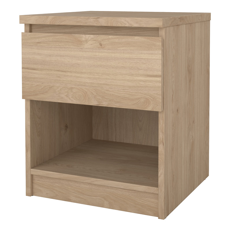 Naia Bedside 1 Drawer 1 Shelf in Jackson Hickory Oak — detail view