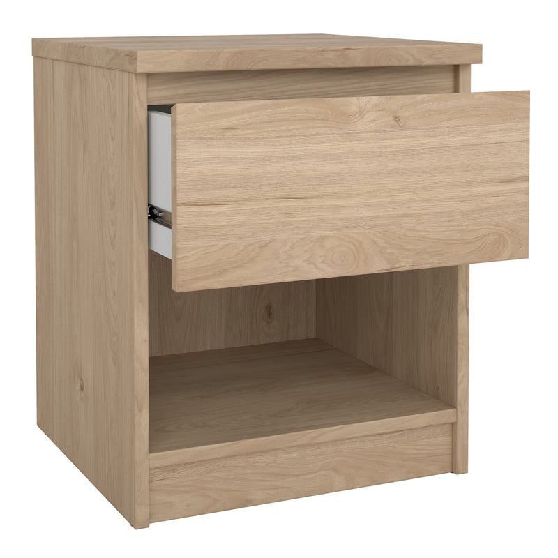 Naia Bedside 1 Drawer 1 Shelf in Jackson Hickory Oak — alternative angle