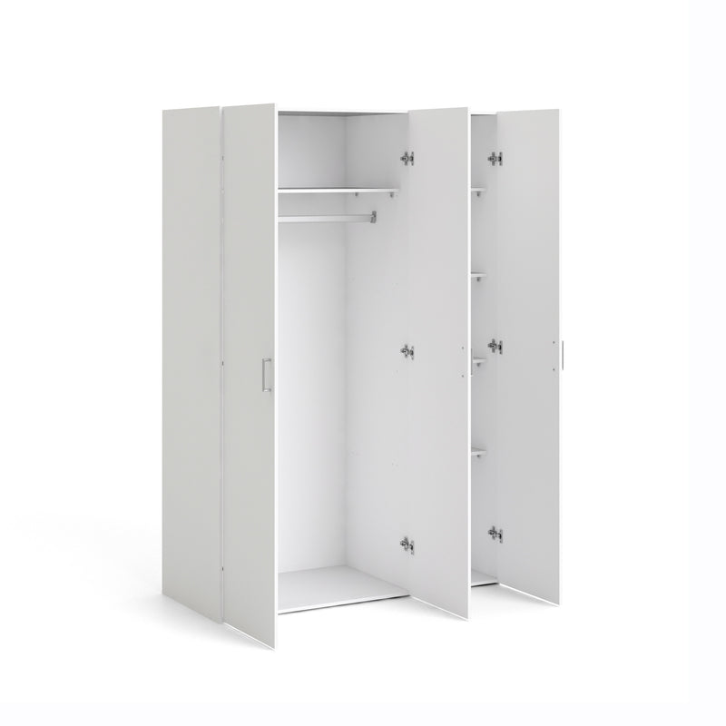Space Wardrobe 3 Doors White 1750 — alternative angle