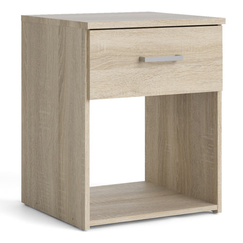 Space Bedside 1 Drawer in Oak — front view