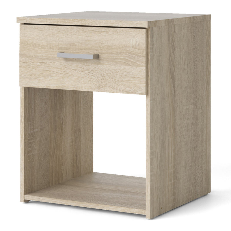 Space Bedside 1 Drawer in Oak — detail view