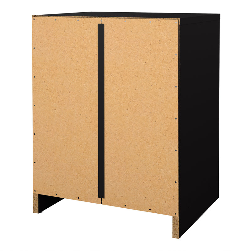 May Bedside 1 Drawer in Black — alternative angle