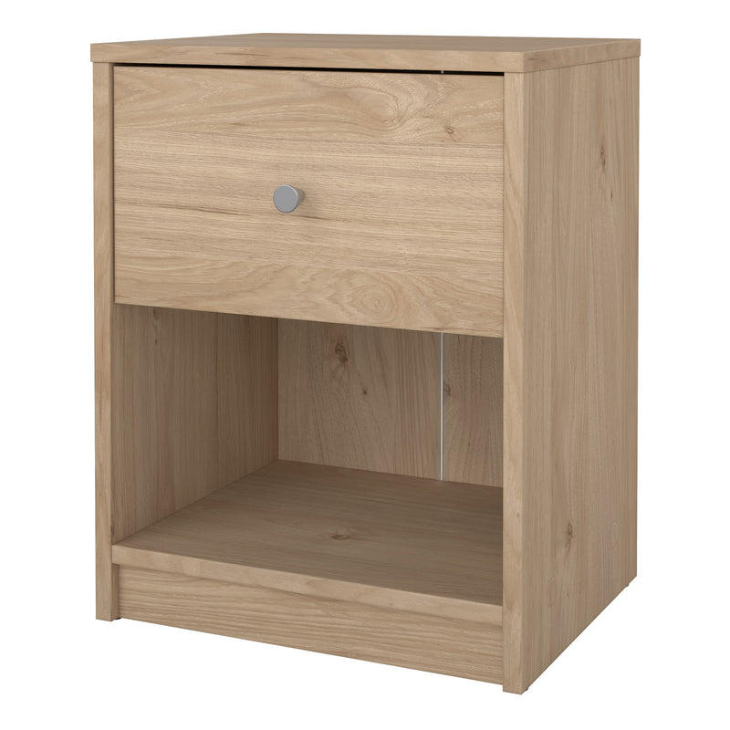 May Bedside 1 Drawer in Jackson Hickory Oak — detail view