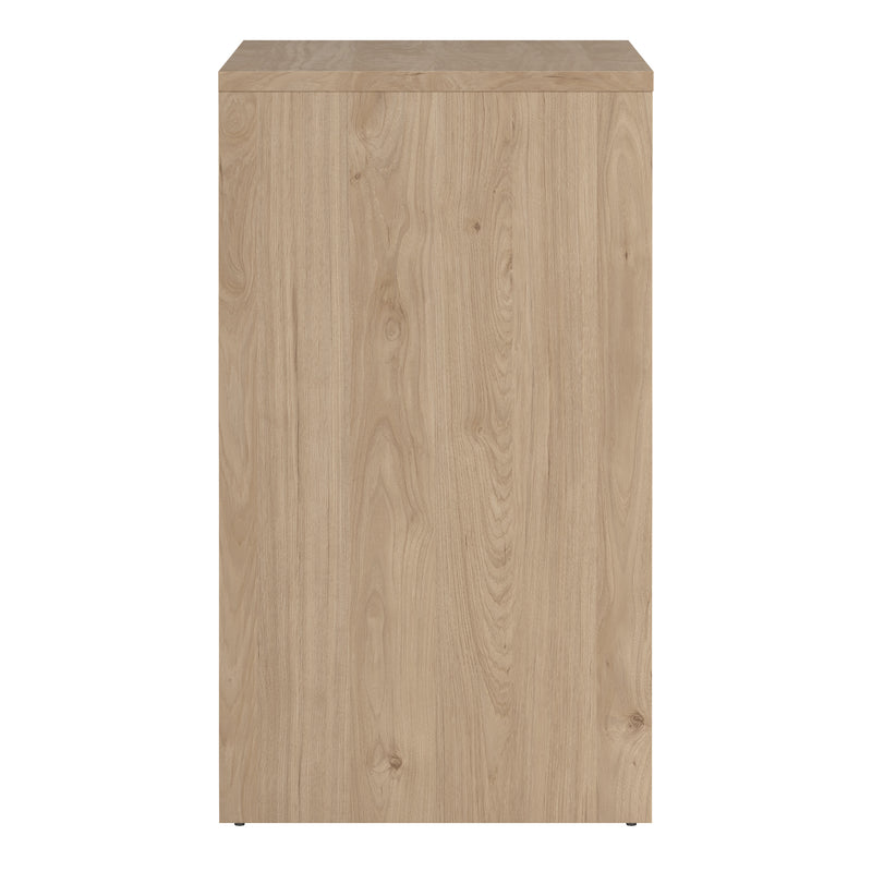 Next Sideboard with 1 door and 3 drawers Jackson Hickory White high gloss — alternative angle