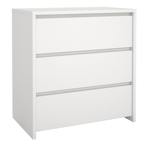Next Chest 3 drawers White — front view