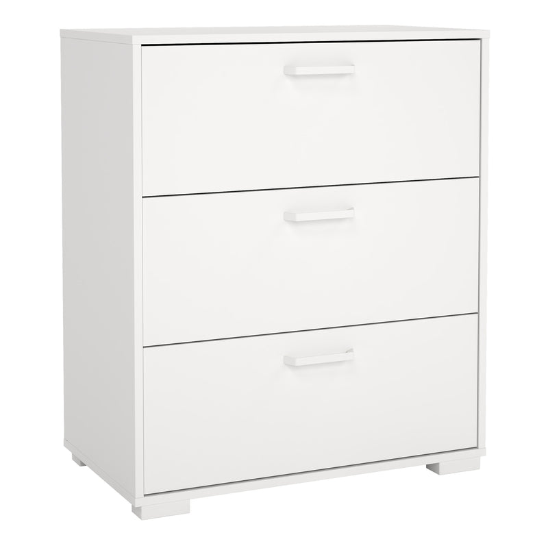Sofia Chest 3 drawers White — front view