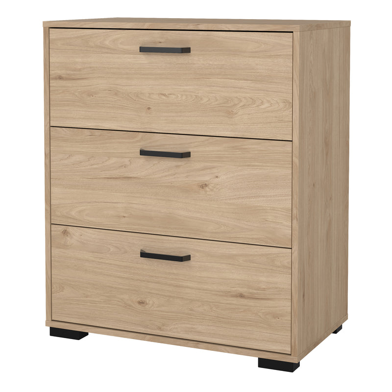 Sofia Chest 3 drawers Jackson Hickory — detail view