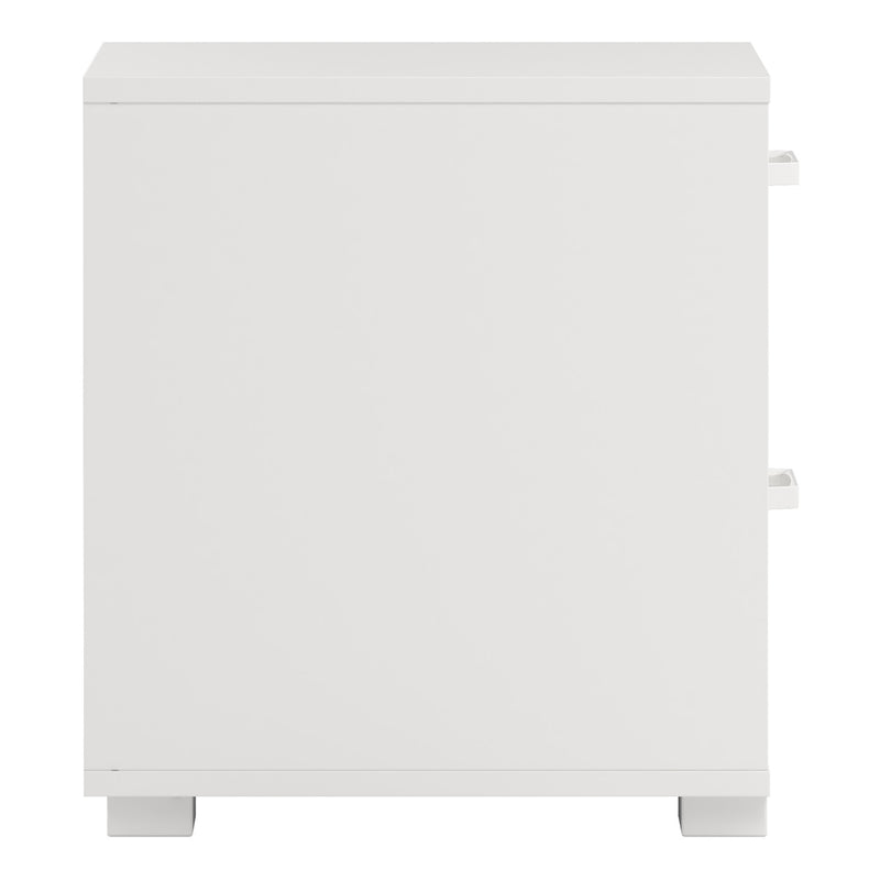 Sofia Nightstand 2 drawers White — alternative angle