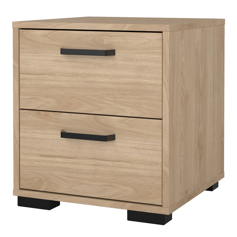 Sofia Nightstand 2 drawers Jackson Hickory — detail view