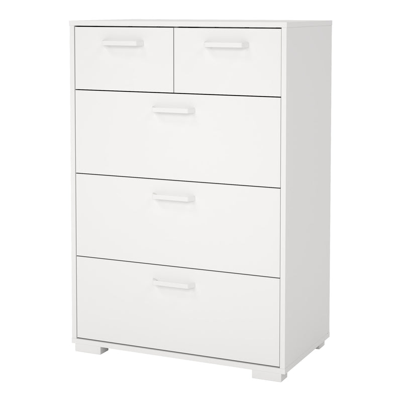 Sofia Chest 3 + 2 drawers White — detail view