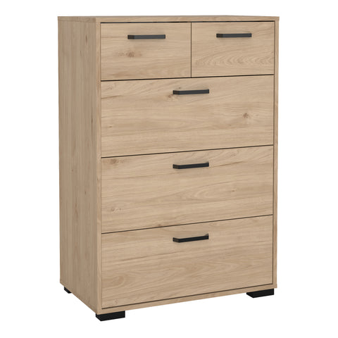 Sofia Chest 3 + 2 drawers Jackson Hickory — front view