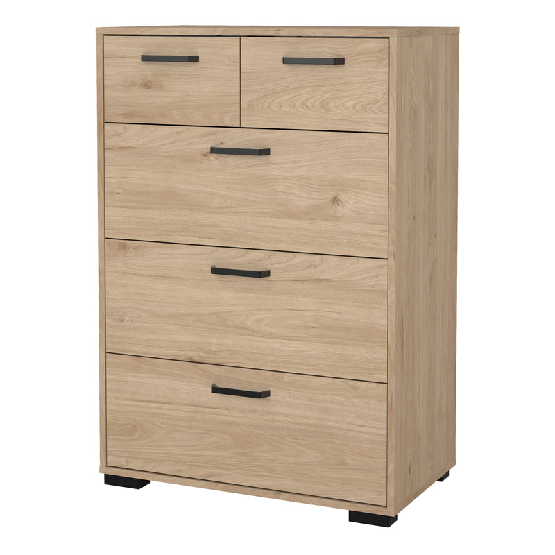 Sofia Chest 3 + 2 drawers Jackson Hickory — detail view