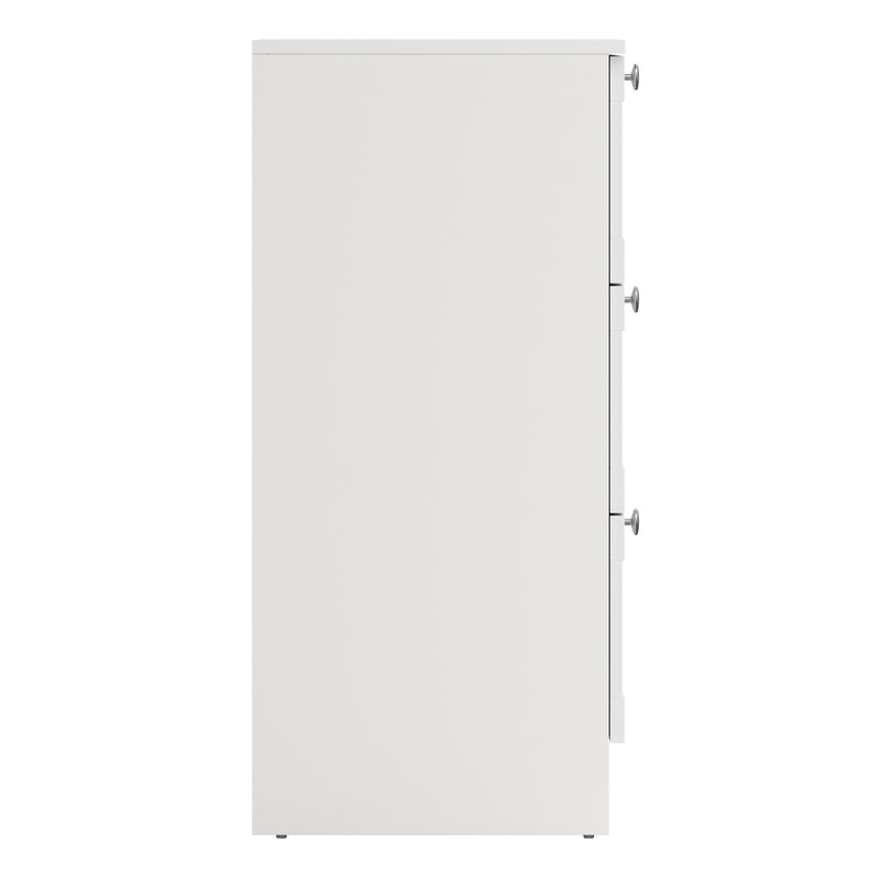 Brande Chest with 3 Frame Drawers in White — alternative angle