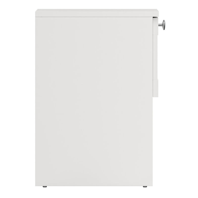 Brande Nightstand with1 Frame Drawer in White — alternative angle