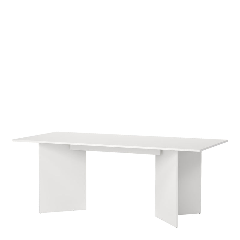 Family Dining table 90x200cm in White — detail view