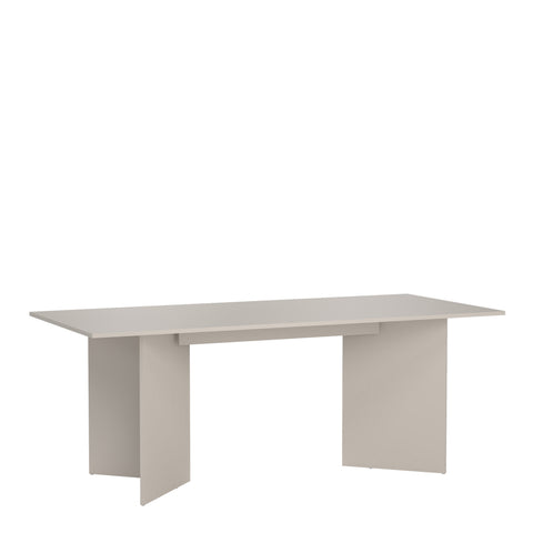 Family Dining table 90x200cm in Cashmere — front view