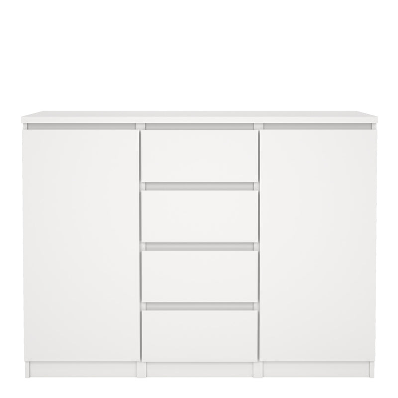 Naia Sideboard in White — side angle