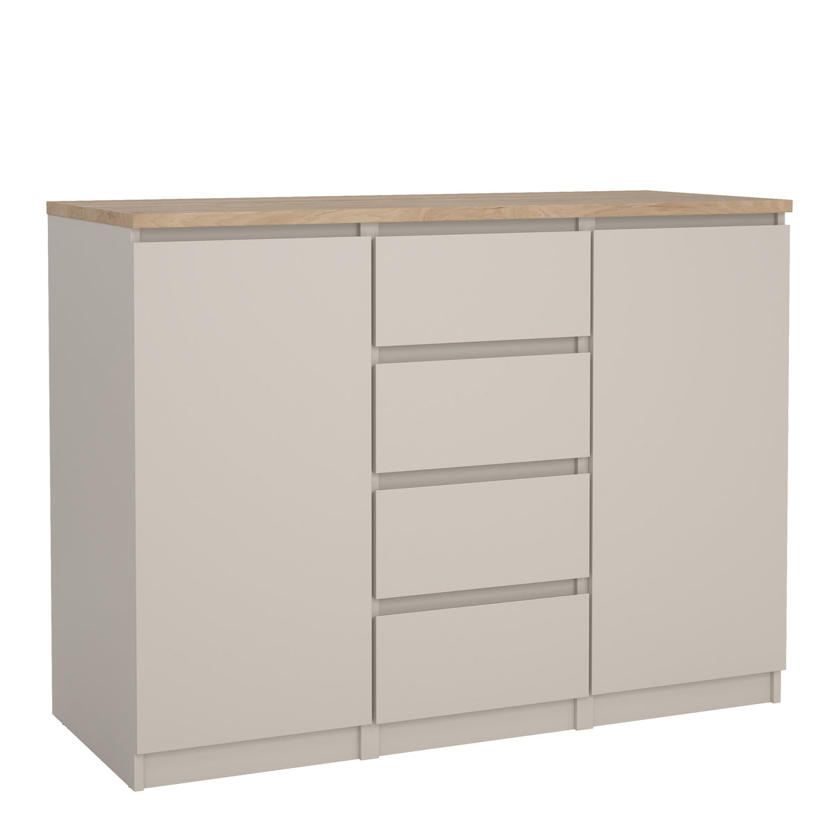 Naia Sideboard in Cashmere Jackson Hickory — front view